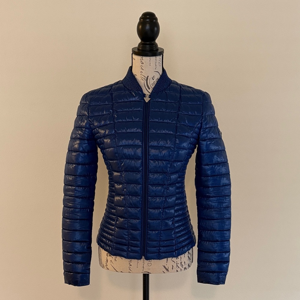 Guess Dark Blue Women's Puffer Jacket